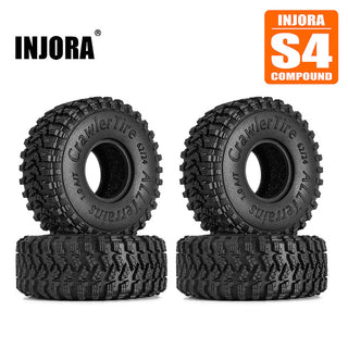 INJORA 1.0" 62*24mm S4 All Terrain Tires (T2450)