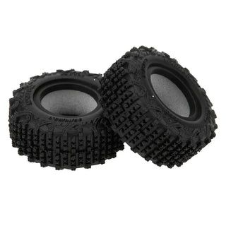 MEUS Racing 0.7-Inch Super Soft Tires for 1/30 Axial SCX30 1/32 Redcat Ascent-32