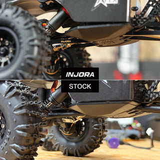 INJORA Black Brass High Clearance Links for 1/18 Redcat Ascent-18 APEX