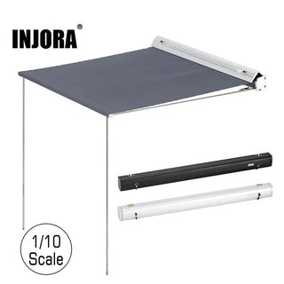 INJORA 1/10 Scale Retractable Overland Awning for 1/10 RC Crawler