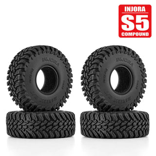 INJORA 1.0" 63*22mm MAVERIX M/T Tires (T1025) (4)