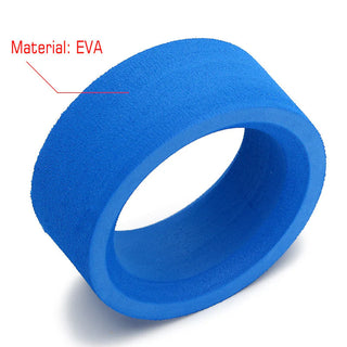 INJORA 1.9" Dual Stage Foam Inserts with Blue EVA Inner Ring for 100-110