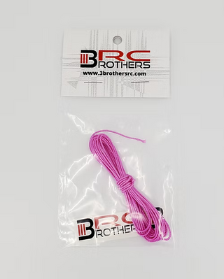 Pink synthetic winch line. 10ft