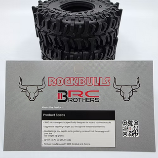 Rockbulls (3brc stickies) 4.75x1.9. One pair(2 tires).
