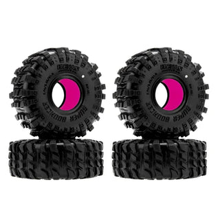 MEUS Racing MS6 Super Bouncer Tires & Super Soft Silicone Inserts for 1/18 TRX4M 1/24 SCX24 FCX24 AX24