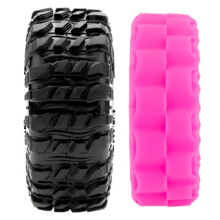 MEUS Racing MS6 Super Bouncer Tires & Super Soft Silicone Inserts for 1/18 TRX4M 1/24 SCX24 FCX24 AX24