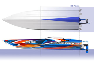 Traxxas Spartan SR 36-inch Self-Righting Brushless Race Boat (103076-4)