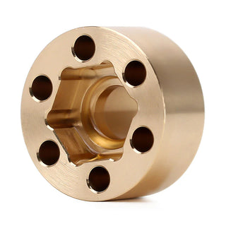INJORA 12mm Heavy Brass Wheel Hex Hub Extenders Adapters for 1.9 2.2 Beadlock Wheel Rims