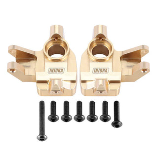 INJORA Brass Steering Knuckle Portal Cover Counterweight for 1/18 UTB18 Capra