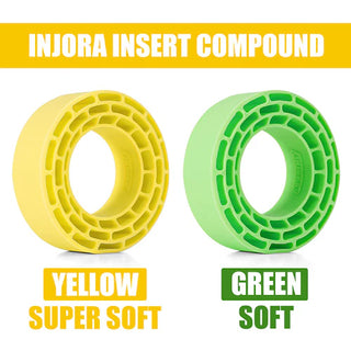INJORA 4pcs Silicone Rubber Inserts for 68-72mm 1.3" Tires