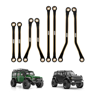 INJORA Black Brass High Clearance Links Set for 1/18 TRX4M Defender Bronco (4M-45)