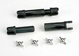 Traxxas 1651  Half-shafts (internal-splined (2)/external-splined (2))/ metal U-joints (4)