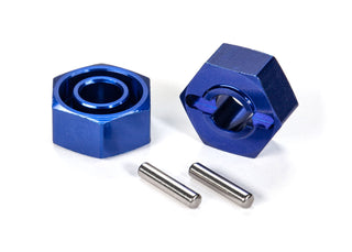 Blue Aluminum 12 mm Hex Hubs (2) #1654X