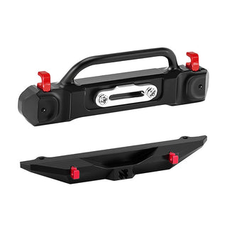 INJORA Aluminum Front Rear Bumper for 1/30 SCX30 JLU