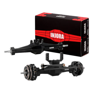 INJORA +4mm Diamond Axles with Lay Down Servo Mount & Links for 1/18 TRX4M