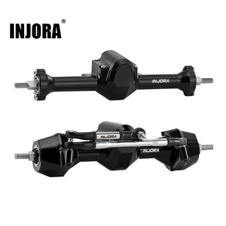 INJORA Stock Width Axles with Brass Steering Knuckles for 1/30 SCX30