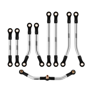 INJORA Stainless Steel High Clearance Links Set for 1/18 TRX4M Defender Bronco