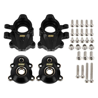 INJORA Brass Front Outer Portal Housings Steering Knuckles for 1/18 Redcat Ascent-18 (ASC18-04)