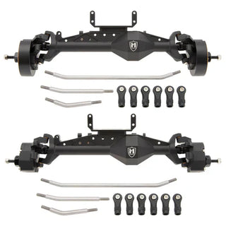 MEUS Racing Capra 1.9 UTB Isokinetic 3-Section CVDs Portal Front Rear Axles for 1/10 Axial Capra 1.9 UTB DIY SCX10 SCX10 II