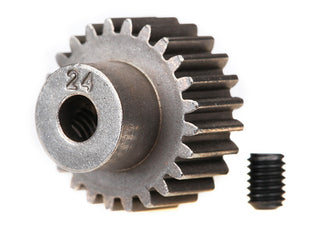 Traxxas 2424  Gear, 24-T pinion (48-p) (fits 3mm shaft)/ set screw