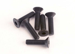 Traxxas 2552  Screws, 3x12mm countersunk machine (6) (hex drive)