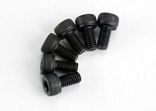 Traxxas 2554 Screws, 3x6mm caphead machine (hex drive) (6)