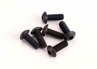 Traxxas 2576  Screws, 3x8mm button-head machine (hex drive) (6)