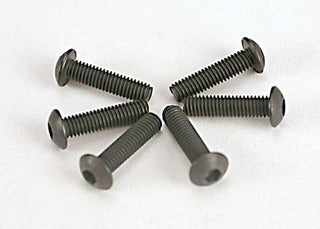 Traxxas 2578  Screws, 3x12mm button-head machine (hex drive) (6)