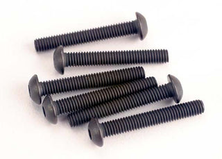 Traxxas 2580  Screws, 3x20mm button-head machine (hex drive) (6)