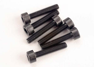 Traxxas 2586  Screws, 3x15mm cap-head machine (hex drive) (6)