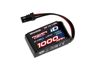 1000 mAh 7.4 Volt 2-Cell LiPo Battery 2822