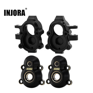 INJORA Brass Front Outer Portal Housings Steering Knuckles for 1/18 Redcat Ascent-18 (ASC18-04)