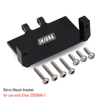 INJORA EMax ES08MA II 12g Analog Metal Gear Servo with Mount & Arm for Axial SCX24 AX24