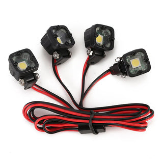 INJORA RC Car Bright LED Lights Headlight Spotlight for 1/10 RC Crawler