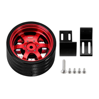 [Clearance Sale] INJORA Aluminum One-handed Control Steering Wheel for TQI Transmitter TRX4M TRX4 TRX6 Slash Summit
