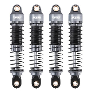INJORA 53mm Threaded Oil Shocks for 1/18 Redcat Ascent-18 HPI Venture18