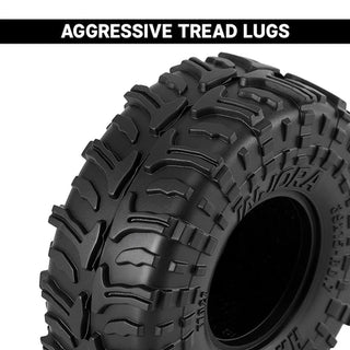 INJORA 0.7" 39*15mm HAMROK Tires for 1/30 SCX30 (T7027)