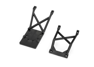 Traxxas 3623 Skid plates, front & rear (black)