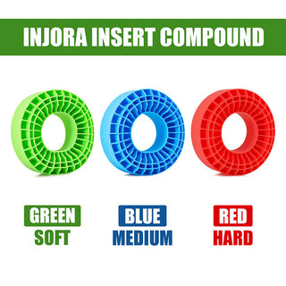 INJORA 4pcs Silicone Rubber Inserts for 118-122mm(4.75" OD) 1.9" Tires