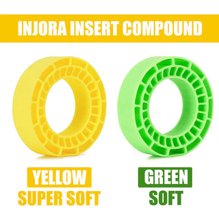 INJORA 4pcs Silicone Rubber Inserts for 64*24mm 1.3" Tires