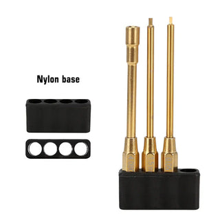 INJORA 3-in-1 0.05" 1.5mm Hex & 4.0mm Nut Driver Quick Change Screwdrivers RC Tool Kit for SCX24 AX24