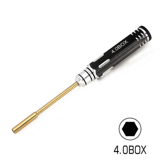 INJORA 4.0mm Hex Nut Driver Thin Walled Hexagon Wrench Socket RC Tool for SCX24 AX24