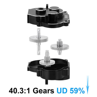INJORA CNC Aluminum Complete Transmission for 1/18 TRX4M (4M-55)