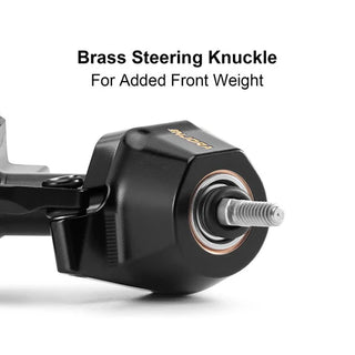 INJORA Stock Width Axles with Brass Steering Knuckles for 1/30 SCX30