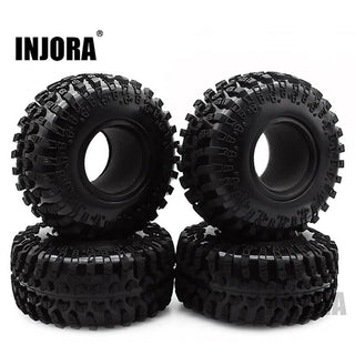 INJORA 4PCS 2.2" 128*54mm Rubber Tires for 1/10 RC Crawler
