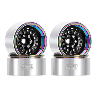 [Clearance Sale] INJORA 1.9" Aluminum Beadlock Wheels -10mm Offset for 1/10 RC Crawler (4) (W1960)