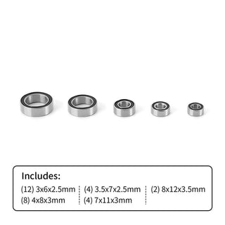 INJORA Sealed Bearing Kit (30 pcs) for 1/18 Redcat Ascent-18