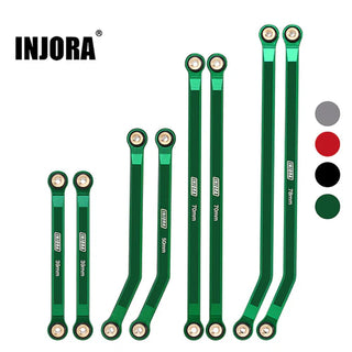 INJORA 8PCS Aluminum High Clearance 4 Links Kit for Axial SCX24 Gladiator Power Wagon