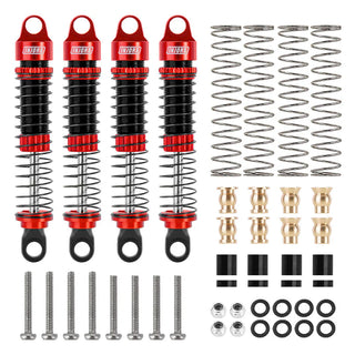 INJORA 59mm Long Threaded Oil Shocks for 1/18 Redcat Ascent-18 HPI Venture18
