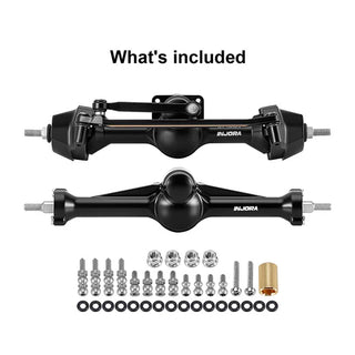 INJORA +3mm Planet Axles with Brass Steering Knuckles for 1/30 SCX30